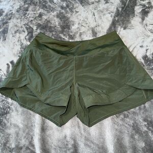 Forest Green Women's Athletic Shorts
